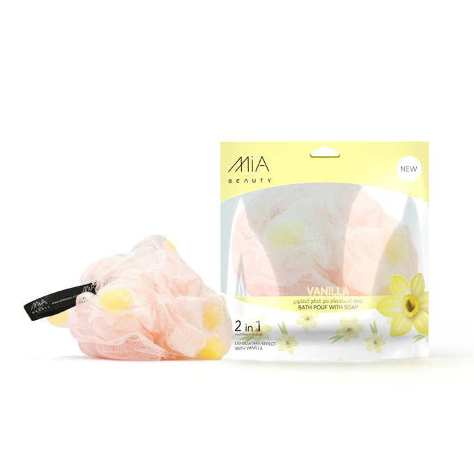 ليفة استحمام بقطع الصابون 120جم من ميا بيوتي | صيدلية.كوم.