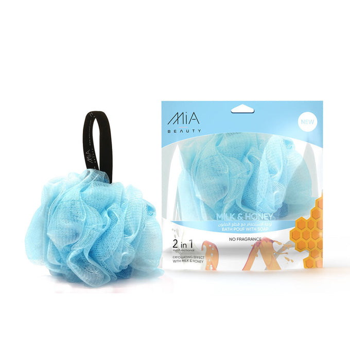 ليفة استحمام بقطع الصابون 120جم من ميا بيوتي | صيدلية.كوم.