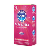 Skins Dots & Ribs Condom 16 Pieces