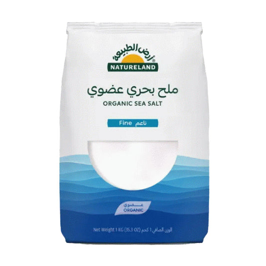 أرض الطبيعة ملح بحري عضوي