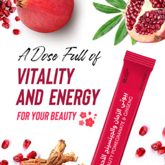 Pomegranate & Korean Red Ginseng Sticks 10 ml × 30 Sachets