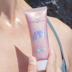 Kara Duo Liquid Highlighter For Body And Face And Legs Moon Beam Pink