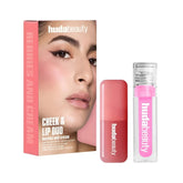 Huda Beauty Cheek & Lip Duo Makeup Set Berries And Cream
