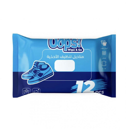 اوبس مناديل مبللة لتنظيف الأحذية 12 منديل