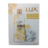 لوكس غسول الجسم الياسمين المخملي 250 مل مع ليفة