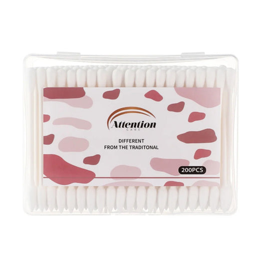 اتنشن كير اعواد قطن لتنظيف الأذان للإستخدام اليومي 200 قطعة ATT-025