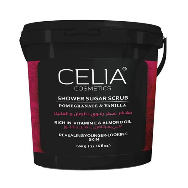 سيليا مقشر السكر الرغوي بالرمان والفانيلا