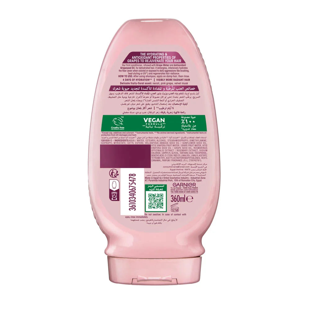 Garnier Ultra Doux Grape Moisture Conditioner 360 ml