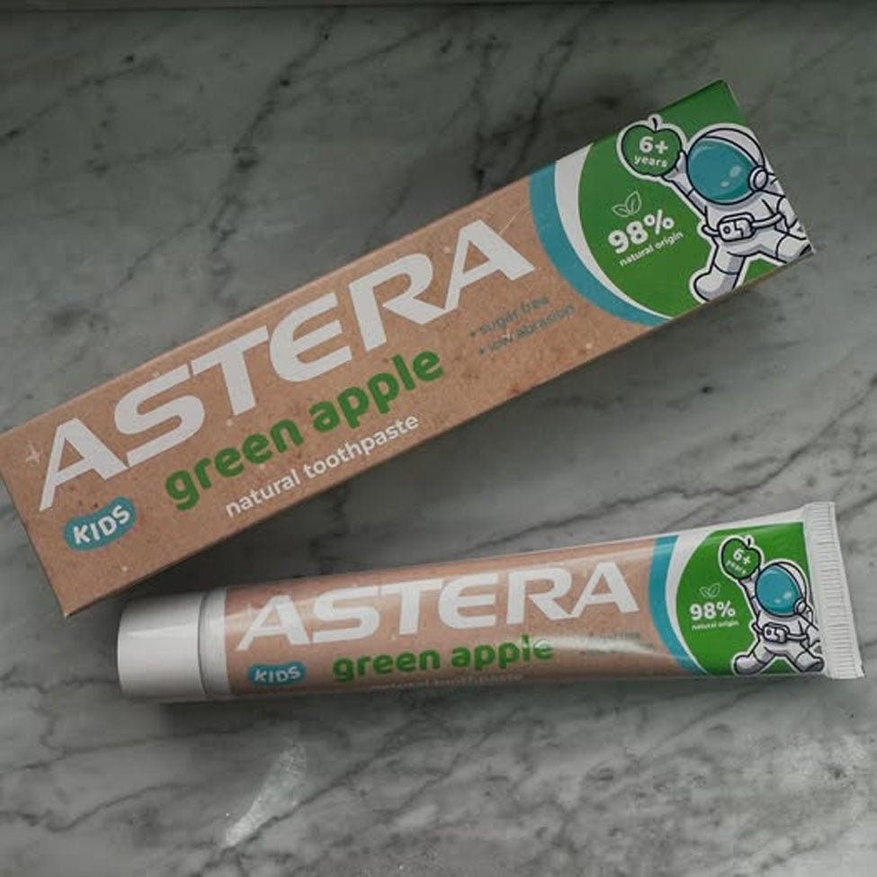 معجون أسنان للأطفال بالتفاح من استيرا 50 مل | صيدلية.كوم.