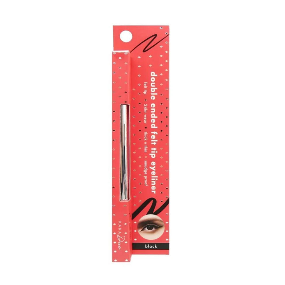 Kara Duo Eyeliner Double Ended Liquid Black