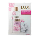 Lux soft touch shower gel 250 ml with loofah