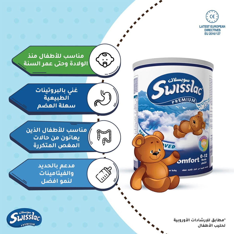 سويسلاك بريميوم برو بلس الولادة إلى 12 شهر 400 جم | صيدلية.كوم.