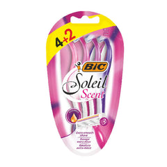 امواس حلاقة شفرات سوليل سينت 2+4 من بيك | صيدلية.كوم.