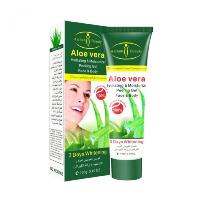 أيشون بيوتي جل مقشر للوجه والجسم بخلاصة الصبار 100 جم | صيدلية.كوم.
