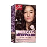 Koleston Hair Dye Kit Dark Gray Mahogany Brown 0% Ammonia Deluxe 4/15
