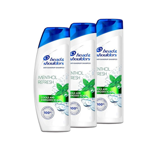 عرض هيد اند شولدرز شامبو ضد القشرة منعش بالنعناع الطبيعي 400 مل ×3 |  صيدلية.كوم.