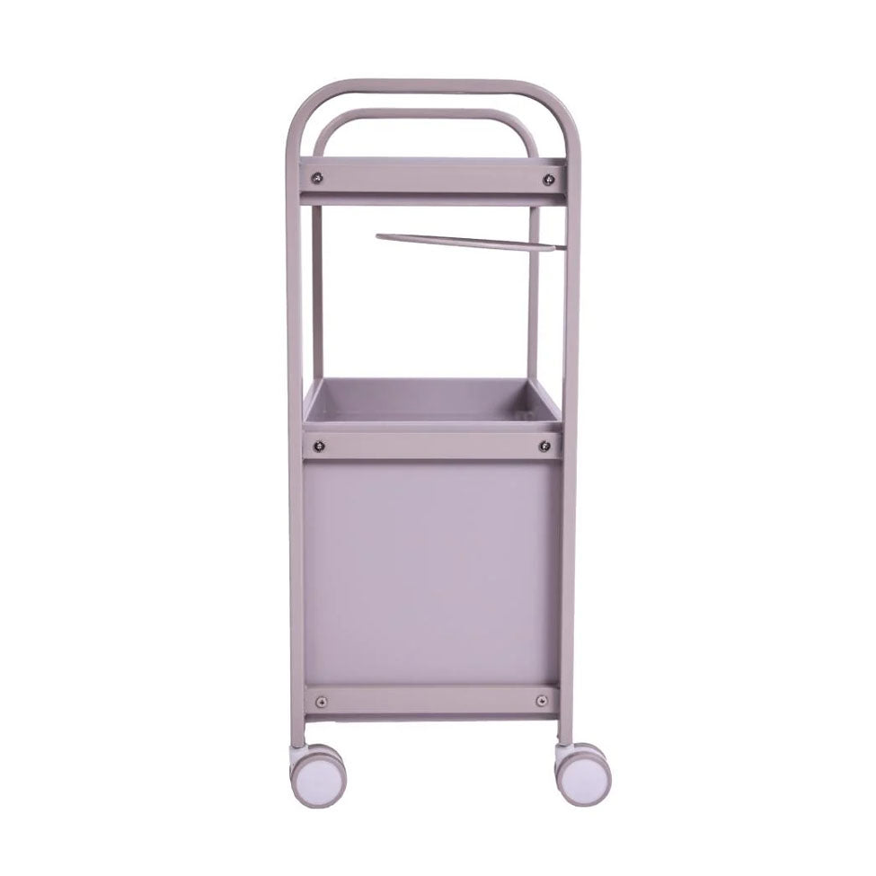 ترولي صالون بابين ودرج علوي رمادي | صيدلية.كوم.