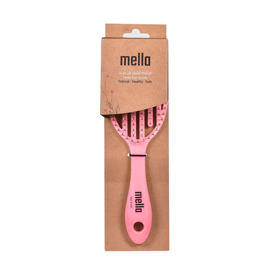 فرشاة الشعر شكل بيضاوي لون وردي من ميلا | صيدلية.كوم.
