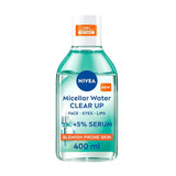 Nivea Micellar Water Makeup Remover 400 ml Clear Up +5% Serum