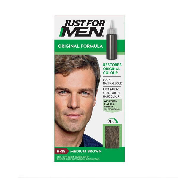 جست فور مين شامبو صبغة شعر بني متوسط 66 مل | صيدلية.كوم.