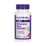 ناترول ميلاتونين سريع الذوبان ذو قوة إضافية بطعم بالفراولة (5 ملجم) - 90 قرصًا.