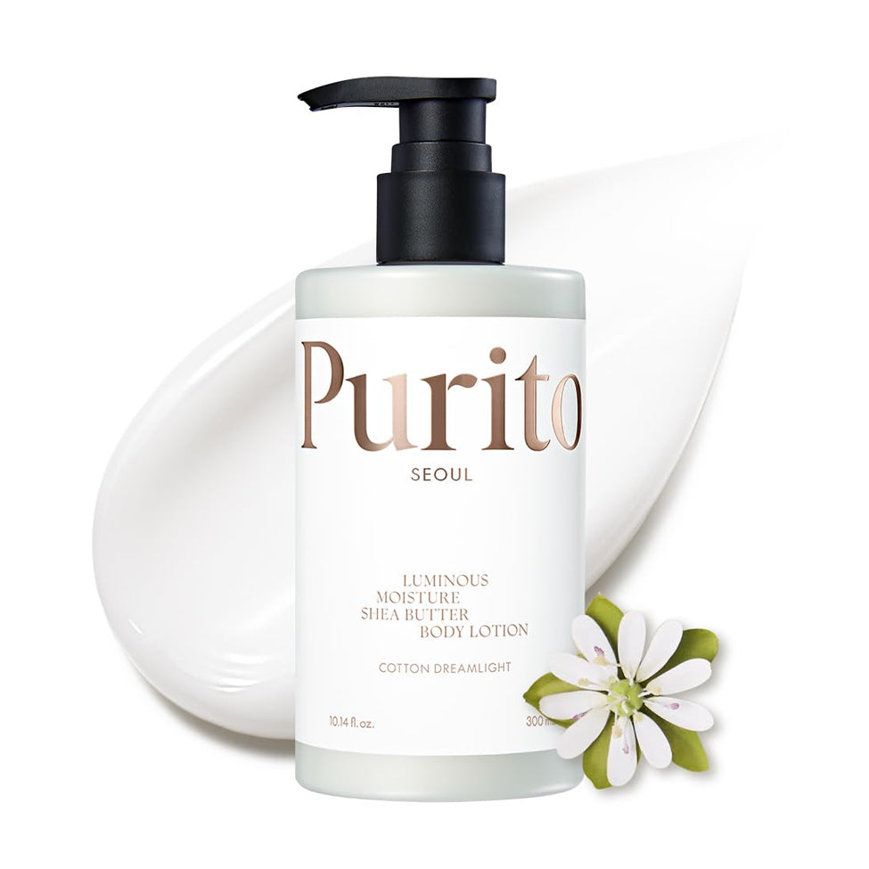 Purito Luminous Moisture Shea Butter Body Lotion Cotton Dreamlight 300 ml