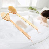 فرشاة الجسم الخشبية بمقبض طويل من ميلا | صيدلية.كوم.