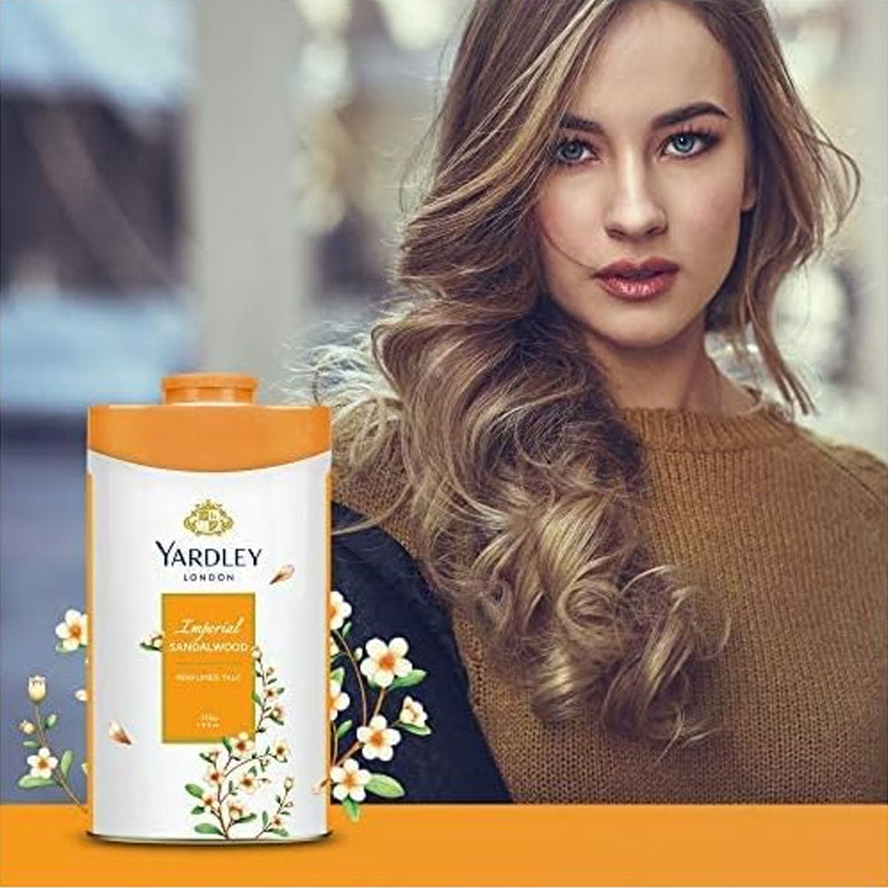 ياردلي بودره جسم معطر تالك امبريال خشب الصندل صيدلية.كوم