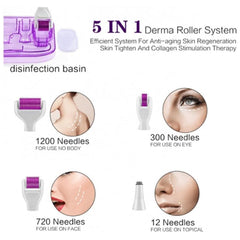 ديرما رولر سيستم 5 في 1 مجموعة ديرما رولر