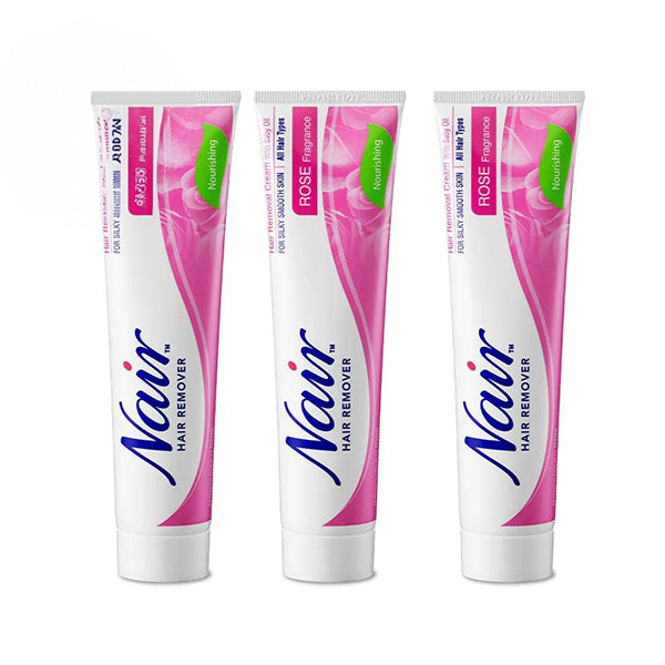 عرض نير كريم مزيل شعر بعطر الورد 110 جم x3 |  صيدلية.كوم.