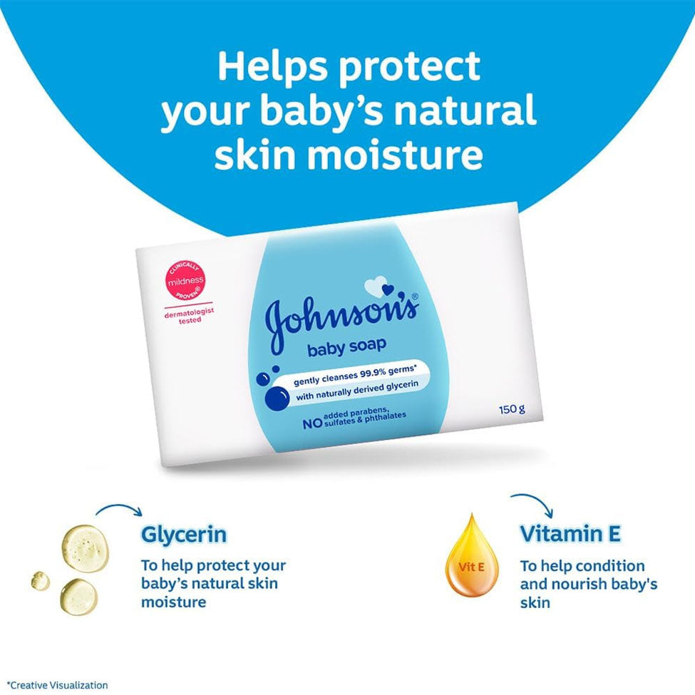 جونسون صابون للاطفال 100 جم | صيدلية.كوم.