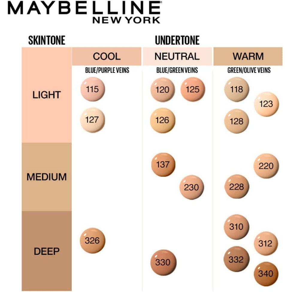 كريم أساس فيت مي سائل مات من ميبيلين قولدن كراميل 332 - 30 مل | صيدلية.كوم.