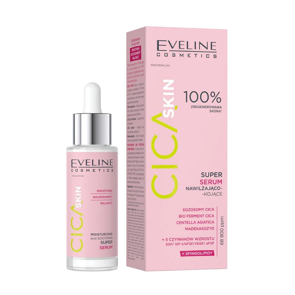 Eveline Soothing and Hydrating Skin Serum with Cica Extract 30 ml