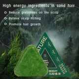 Seven Green Chinese Soap For Strengthening Hair With Natural Herbs 120 Gm