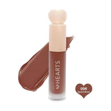 Hearts Liquid Lipstick Matte Blush Apricot Brown 006