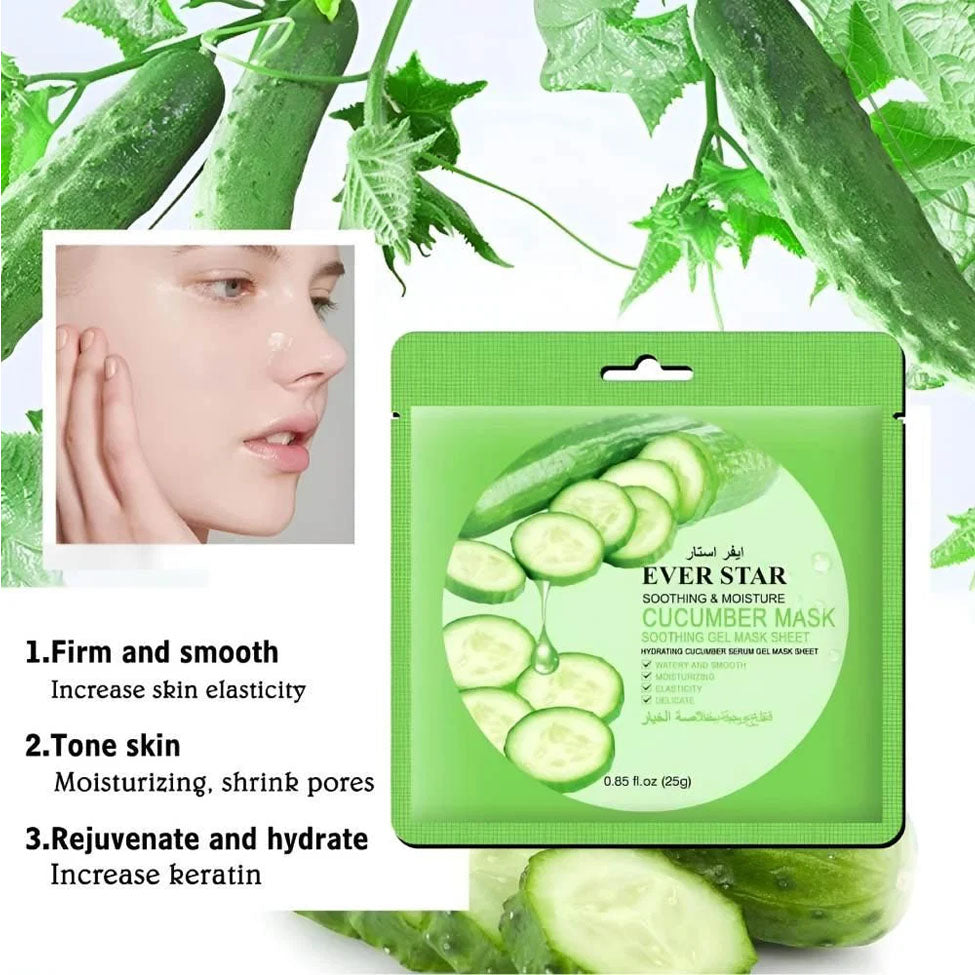 Ever Star Face Mask with Cucumber Extract 25 gm