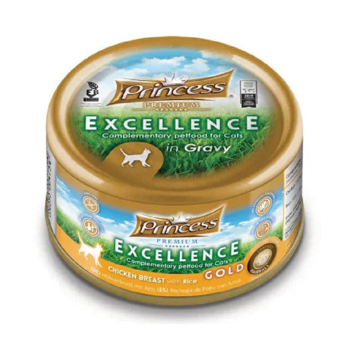 برنسيس بريميوم إكسلانس معلبات صدور الدجاج مع الأرز قولد 70 جرام | صيدلية.كوم.