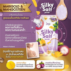 Joji Secret Young Silky Salt Scrub with Calendula and Mangosteen for Acne Reduction 350g