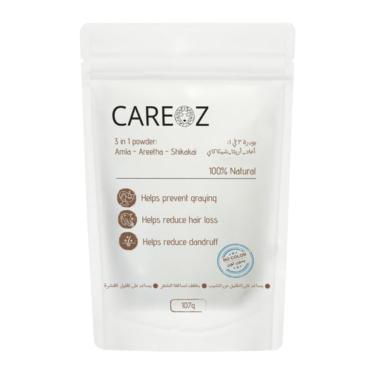 بودرة الشعر 3 في 1 أملا أريثا شيكاكاي 107 جم من كير اوز |  صيدلية.كوم.