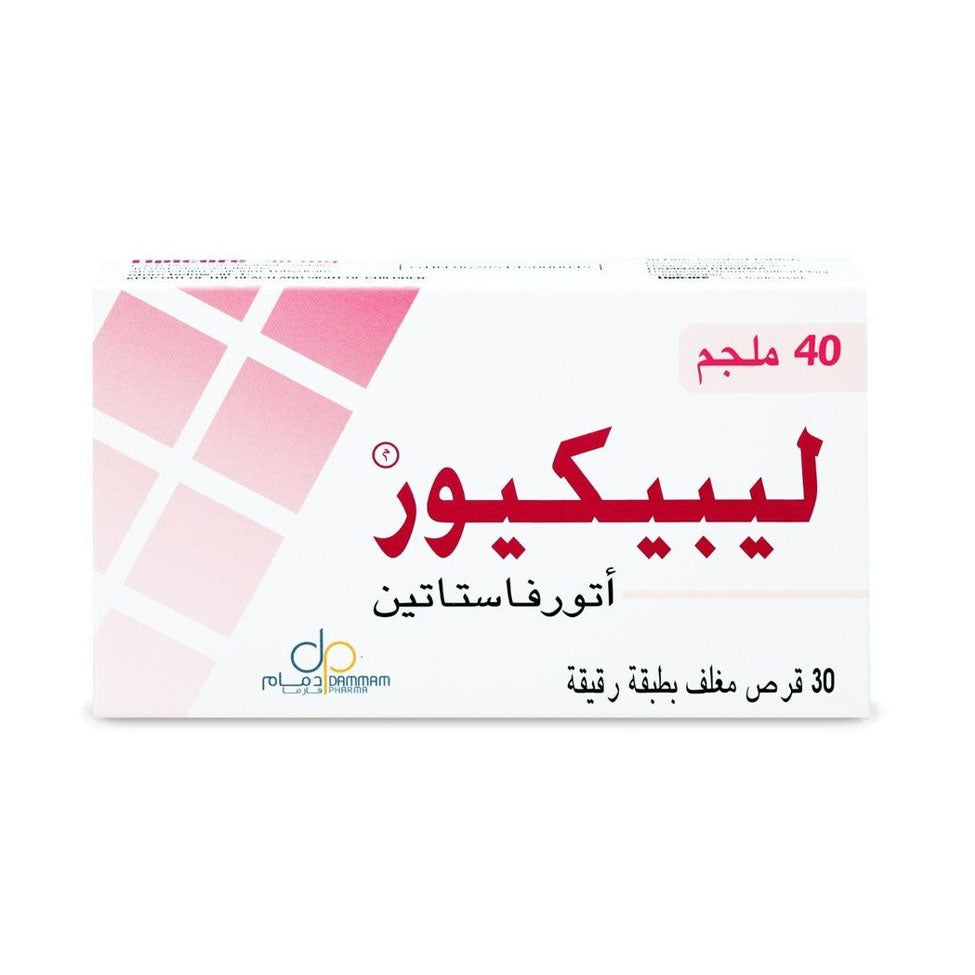 Lipicure 40 mg atorvastatin 30 Tablets