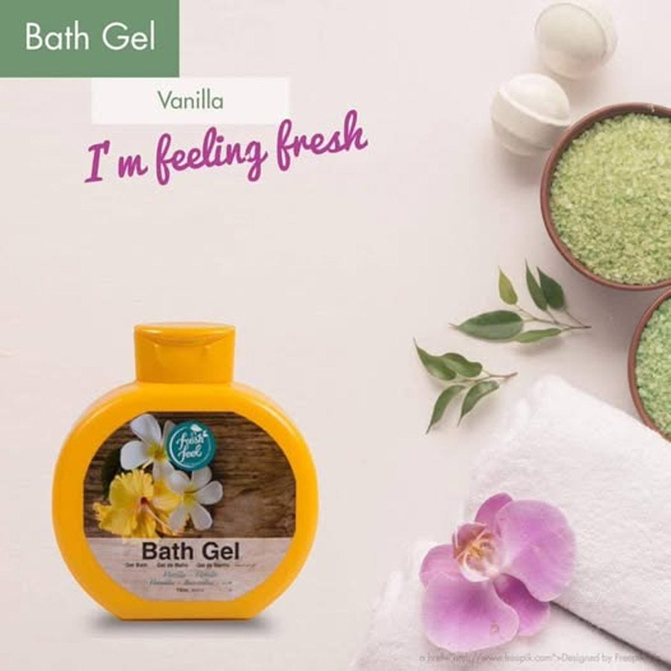 Freshville shower gel with vanilla extract 750 ml