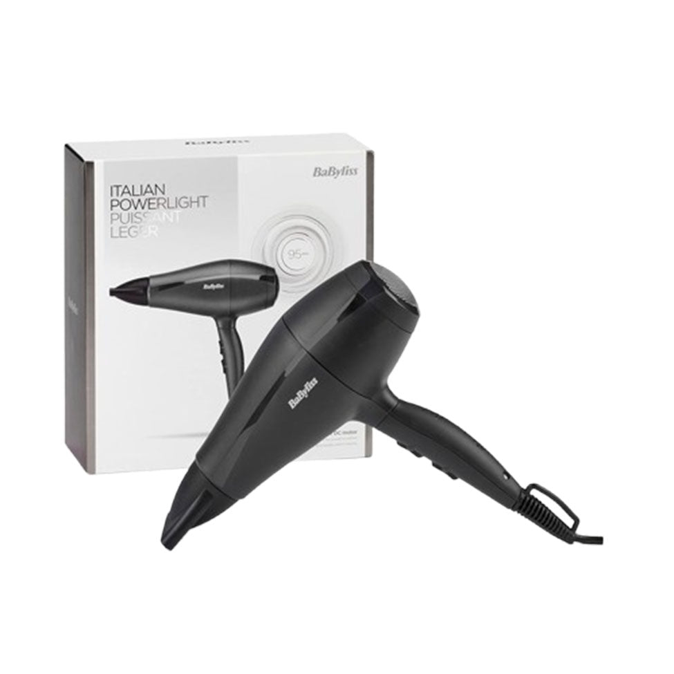 بيبيليس باورلايت مجفف شعر إيطالي مع فوهة توجيه الهواء بقدرة 2000 واط |  صيدلية.كوم.