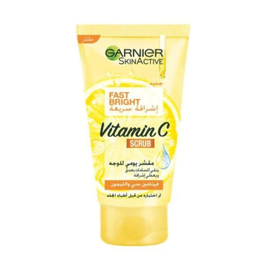 Garnier Face Scrub Skin Active Quick Radiance Vitamin C and Lemon 150 ml