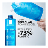 غسول جل منقي ايفاكلار مرطب للبشره الدهنيه والمعرضه لحب الشباب 400 مل من لاروش بوزاي | صيدلية.كوم.