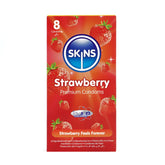 Skins Strawberry Flavored Condom 8 Pieces