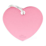 ماي فاميلي قلادة قلب كبير من الألومنيوم الوردي | صيدلية.كوم.