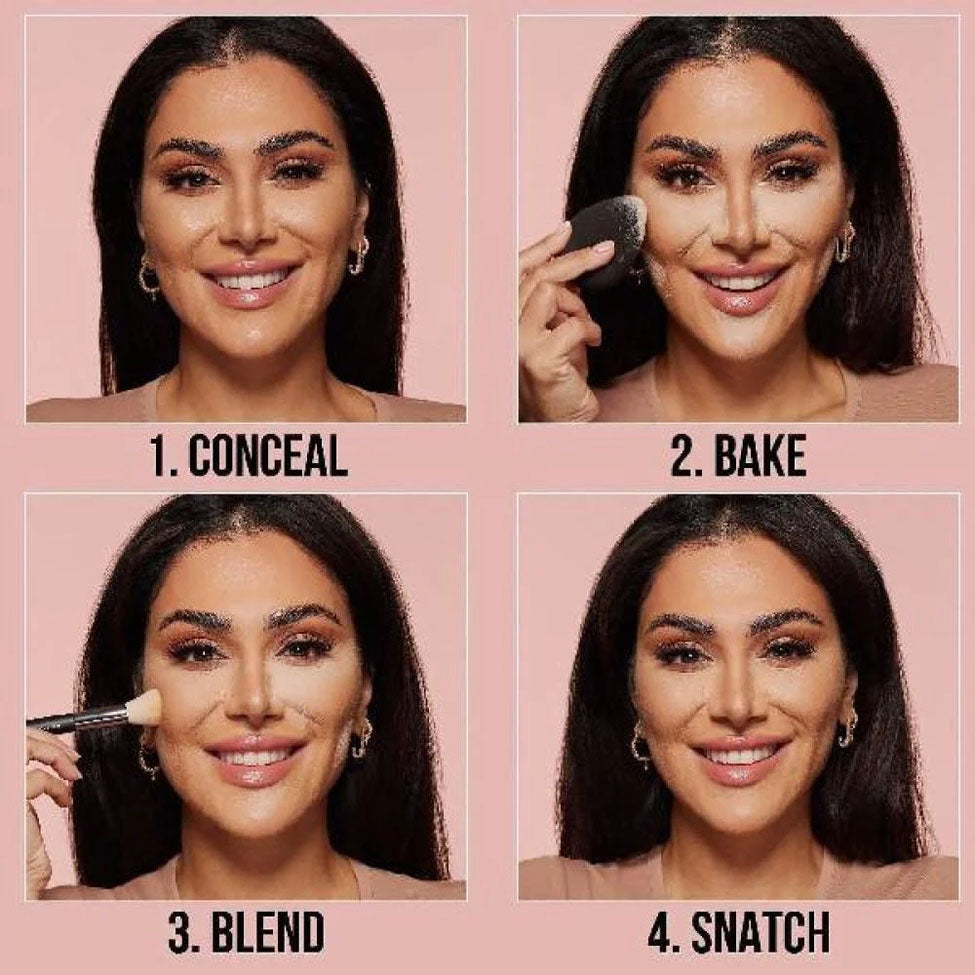 4- هدى بيوتي بودرة مضغوطة شيري بلوزوم ايزي بيك 8.0