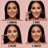 4- هدى بيوتي بودرة مضغوطة شيري بلوزوم ايزي بيك 8.0