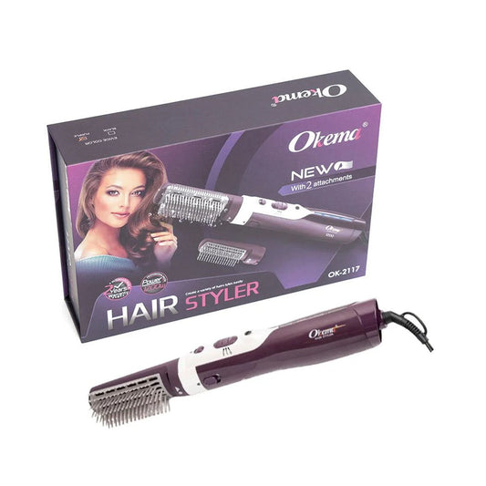 فرشاة استشوار مصفف للشعر موديل OK-2117 رقم 2 من اوكيما |  صيدلية.كوم.