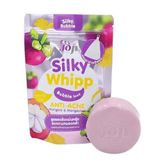 Joji Secret Young Silky Web Bubble Acne Fighting Soap Bar with Marigold and Mangosteen 100g